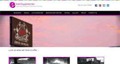 Desktop Screenshot of eventequipmenthire.co.uk